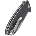 Kubey KU336E Creyon kis fekete zsebkés 7,3 cm, fekete, G10, csat