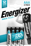 Energizer Max Plus AAA alkalické baterie 4ks E303320600