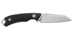 MKM MK PT2-GBK POCKET TANGO 2 EDC kés 7,4 cm, kőmosott színű, fekete, G10, bőr tok