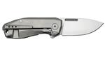 LionSteel NA01 CVN NANO kapesní nůž 6,5 cm, Satin, hnědá natural, Micarta, ocel