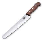 5.2930.22G Victorinox Wood Bread and Pastry Knife, wavy edge, 22 cm, gift box