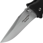 FOX knives BF-114  BLACK FOX vreckový nôž s asistenciou 7,5 cm, čierna, G10, nylonové puzdro