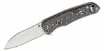 QSP Knife QS140-A1 Otter vreckový nôž 6,9 cm, čierna, uhlíkové vlákno, hliník