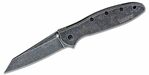 Kershaw K-1660RBW LEEK - VÉLETLENSZERŰ BLACKWASH zsebkés 7,6 cm, teljesen acél