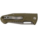 FX-503 ALOD FOX knives SMARTY AUTO TACTICAL,N690 STONEWASHED BLD,ALLUMINUM OD GREEN