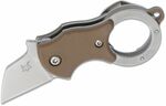 FX-536 CB FOX kniva FOX MINI-TA FOLD. KNIFE COYOTE BROWN NYLON HDL-1.4116 STAINLESS ST. SANDBL. BLD