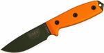 ESEE-3P-OD univerzální pevný nůž 9,8cm, černá, oranžová, G10, plastové pouzdro černé