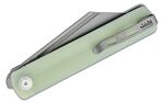 SA08C Sencut Bronte Natural G10 Handle Gray S/S Liner Gray Stonewashed 9Cr18MoV Blade