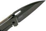 CRKT CR-2440 HERON™ BLACK TAN zsebkés 7,4 cm, Black Stonewash, G10, szénszálas