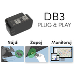 GPSLive DB3 GPS lokátor OBD-II Mini