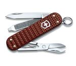 Victorinox 0.6221.4011G Classic SD Precious Alox Hazel Brown multifunkční nůž 58mm, hnědá