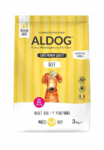 Aldog 2D-BE3M Beef Medium/Large granule pre dospelých psov, stredné/veľké plemená, hovädzie, 3 kg
