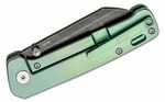 QSP Knife QS130-Y Penguin Titanium Green BlackStonewash vreckový nôž 7,8 cm, zelená, titán