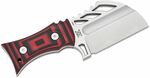 Böker Plus 02BO092 URD XL EDC nůž na krk 7,5 cm, černo-červená, G10, pouzdro kydex