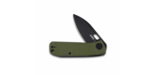 Kubey KU2104B Hyde kapesní nůž 7,5 cm, černá, zelená, G10, spona
