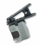 Carson MM-380 MicroMini malý vreckový mikroskop 20x s adaptérom na smartfón, LED a UV