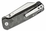 QSP Knife QS130-T Penguin CF BLACK vreckový nôž 7,8 cm, satin, čierna, uhlíkové vlákno, G10