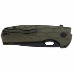 FOX Knife FX-604 OD Vox Core sokoldalú zsebkés 8 cm, zöld-fekete, FRN