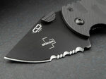 Böker Plus 01BO526 Subcom 2.0 All Black malý vreckový nôž 5,8 cm, celočierna, Zytel, spona