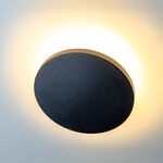 Modee LED čierna okrúhla nástenná lampa 12W 1345lm neutrálna biela (ML-LWL0015)