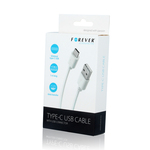 T_0015238 Forever cable USB - USB-C 1,0 m 2A white