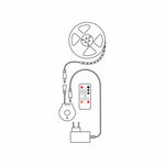 Modee LED Smart szalag 12W IP20 + érzékelő 2700K (800 lm) 3M (MSL-LS12W3M2700KS-R)