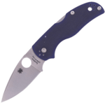 Spyderco C41GPDBL5 Native 5 sötétkék zsebkés 7,5 cm, szatén, sötétkék, G10