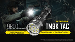 TM9KTAC Nitecore zseblámpa TM9K TAC (1x21700) 9x CREE XP-L2 HD (9800 lumen)