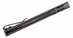 Cold Steel FL-30DPLC-10B 3" ENGAGE Clip Point vreckový nôž 7,6 cm, celočierna, G10