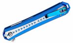 CRKT CR-6710 Stickler™ Blue vreckový nôž 8,6 cm, modrá, strieborná, hliník
