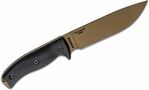 6PDE-001 ESEE dark earth blade, black G-10 3D handle, black sheath