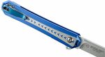 CRKT CR-6710 Stickler™ Blue vreckový nôž 8,6 cm, modrá, strieborná, hliník