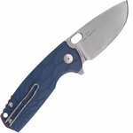 FX-604 BL FOX knives FOX/VOX CORE FOLD. KNIFE BLUE FRN HNDL-N690 STONE WASHED BLADE-ORANGE SPACER