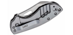 CRKT CR-5311 PILAR® SILVER vreckový nôž 6,1 cm, celooceľový