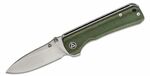 QSP Knife QS131-H Hawk Green vreckový nôž 8,2 cm, zelená, Micarta