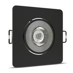 Modee LED štvorcové svietidlo 4,8W 420lm D80xH32mm, neutrálna biela, čierna (ML-DL4000K4,8WSR-BN)