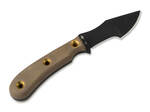 Böker Plus 02BO076 Micro Tracker bushcraft nůž 9 cm, černá, hnědá, Micarta, pouzdro Kydex, adaptér