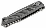 LionSteel MT01 CF Myto Carbon Fiber vreckový nôž 8,3 cm, uhlíkové vlákno, titán, rozbíjač skla