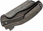 Kizer Ki4488A3 C01C Carbon Fiber vreckový nôž 8,4 cm, celočierny, Stonewash, uhlíkové vlákno