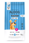 Aldog 2D-WW12MWhite Wave M/L granule pre dospelých psov, stredné/veľké plemená, biela ryba, 12 kg