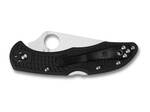 Spyderco C11FPWCBK Delica 4 Lightweight Black kapesní nůž 7,3 cm, černá, FRN