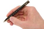 NY FC BRS LionSteel Twist Pen Titanium BRONZE SHINE with Carbon Fiber. Fisher Space refill