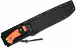 ESEE JUNGLAS-VG-E Venom mačeta 26,4 cm, zelená, oranžová, G10, puzdro Kydex, MOLLE