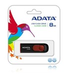 ADATA AC008-8G-RKD USB kľúč 8GB C008 čierno/červená