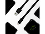 Green Cell KABGC02 GCmatte Lightning plochý rychlonabíjecí USB kabel 25 cm