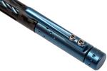 NY FC BLM LionSteel Twist Pen Titanium BLUE MATTE with Carbon Fiber. Fisher Space refill