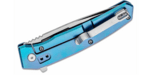 ONTARIO ON9800 Ti-22 Ultra Blue vreckový nôž 7,7 cm, modro-fialová, titán