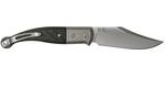 GT01 CF LionSteel Niolox blade, Carbon Fiber Handle, Titanium Bolster & liners