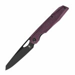 Kizer V4545C2 Genie Red zsebkés 8,6 cm, fekete, piros, Richlite (kompozit)