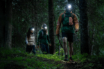 Petzl E067AB01 TIKKA® CORE Blue nabíjateľná čelovka, modrá